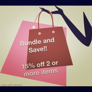 Bundle and Save 15% 😃